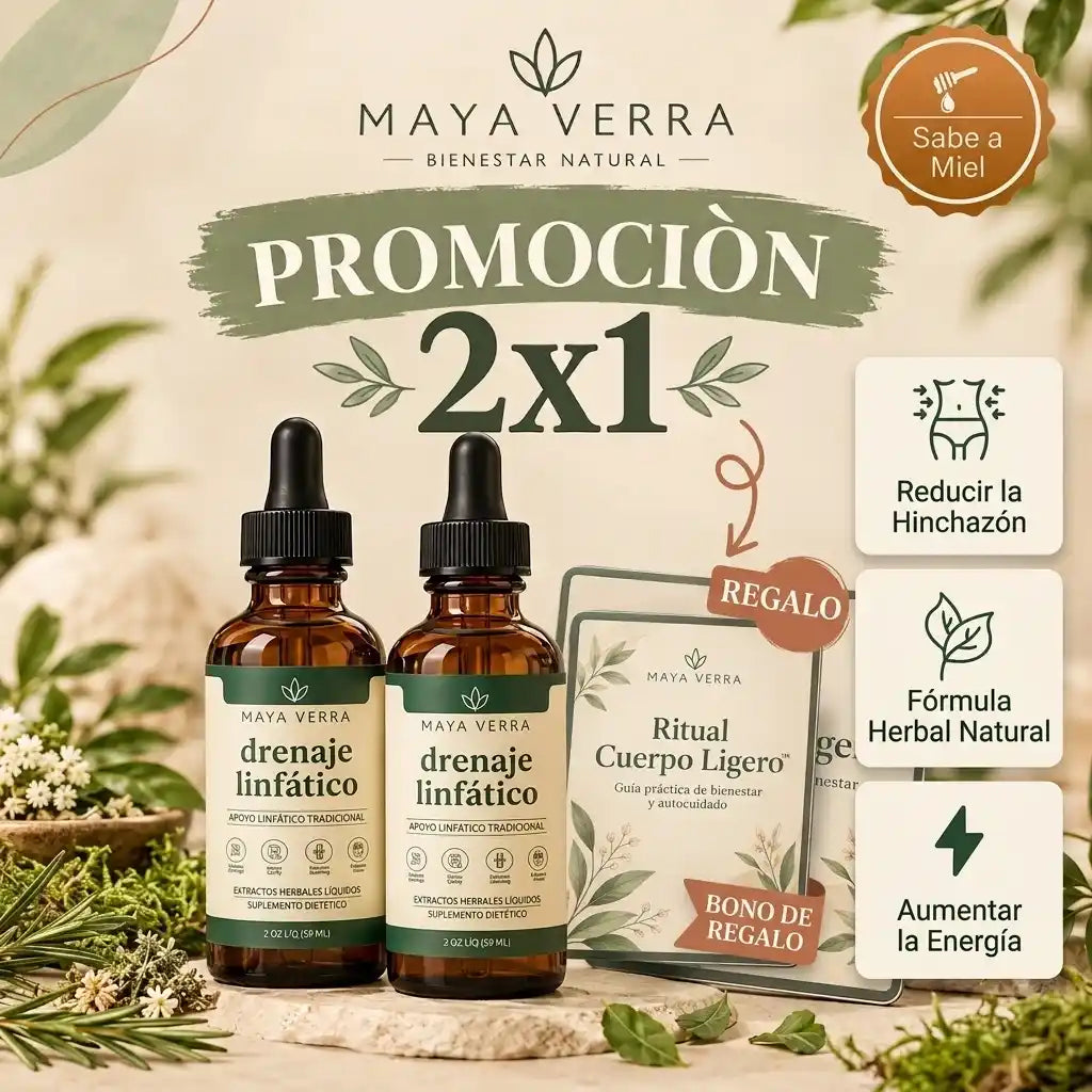 PROMOCION 2x1  Mayaverra - Gotas Herbales + REGALO: Ebook Ritual Cuerpo Ligero